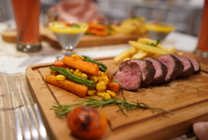 別墅早午餐(牛排套餐)→機場→台北