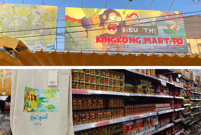 悠閒享用渡假村早餐→金剛超市採買→道地小卷米粉+甘蔗汁→山頂咖啡廳(現點現付)→富國島→台北