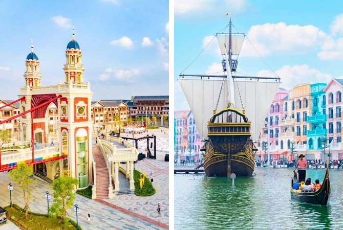 台北→河內→特色煎魚風味餐→探索古城(還劍湖、湖邊廣場、河內大教堂)→河內大世界(小威尼斯區、小韓國區)&貢多拉船體驗