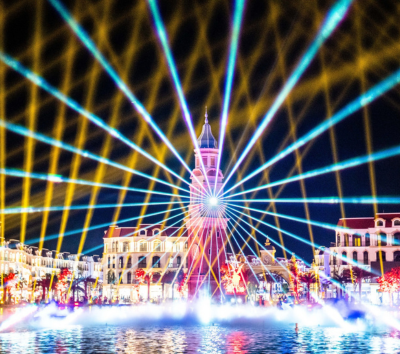 珍珠奇幻樂園 (粉色夢幻城堡、摩天輪、巨型海龜水族館、必看Once閉園秀)→大世界越式風味餐