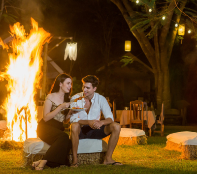 DAY4：曼谷發車前往北碧 (中停景點 桂河大橋 & 水上餐廳用餐 & 死亡鐵路精華路段 & 茉莉之城)→渡假村內營火泰式風味餐+糖果大風吹