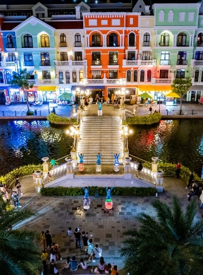 台北→富國島→越南必吃(黃煎餅+春捲總匯)→富國大世界威尼斯水舞燈光秀