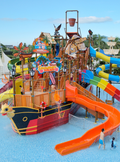 Mikazuki三日月渡假村內全日自由活動(白沙灘、日光浴、無邊際泳池、365室內水上樂園、戶外漂漂河、露天溫泉)